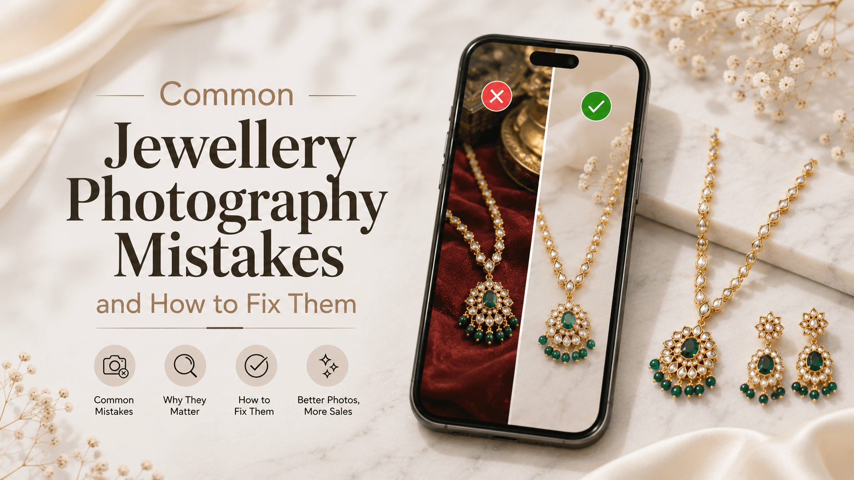 Common Jewellery Photography Mistakes and How to Fix Them