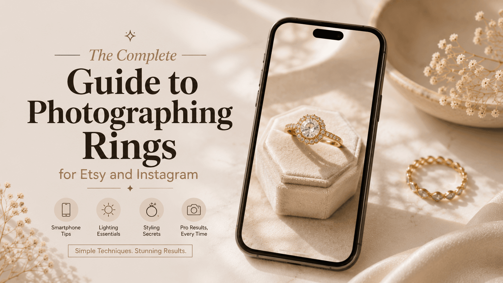 The Complete Guide to Photographing Rings for Etsy and Instagram