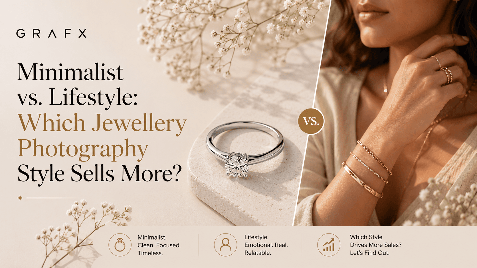 Minimalist vs. Lifestyle: Which Jewellery Photography Style Sells More?
